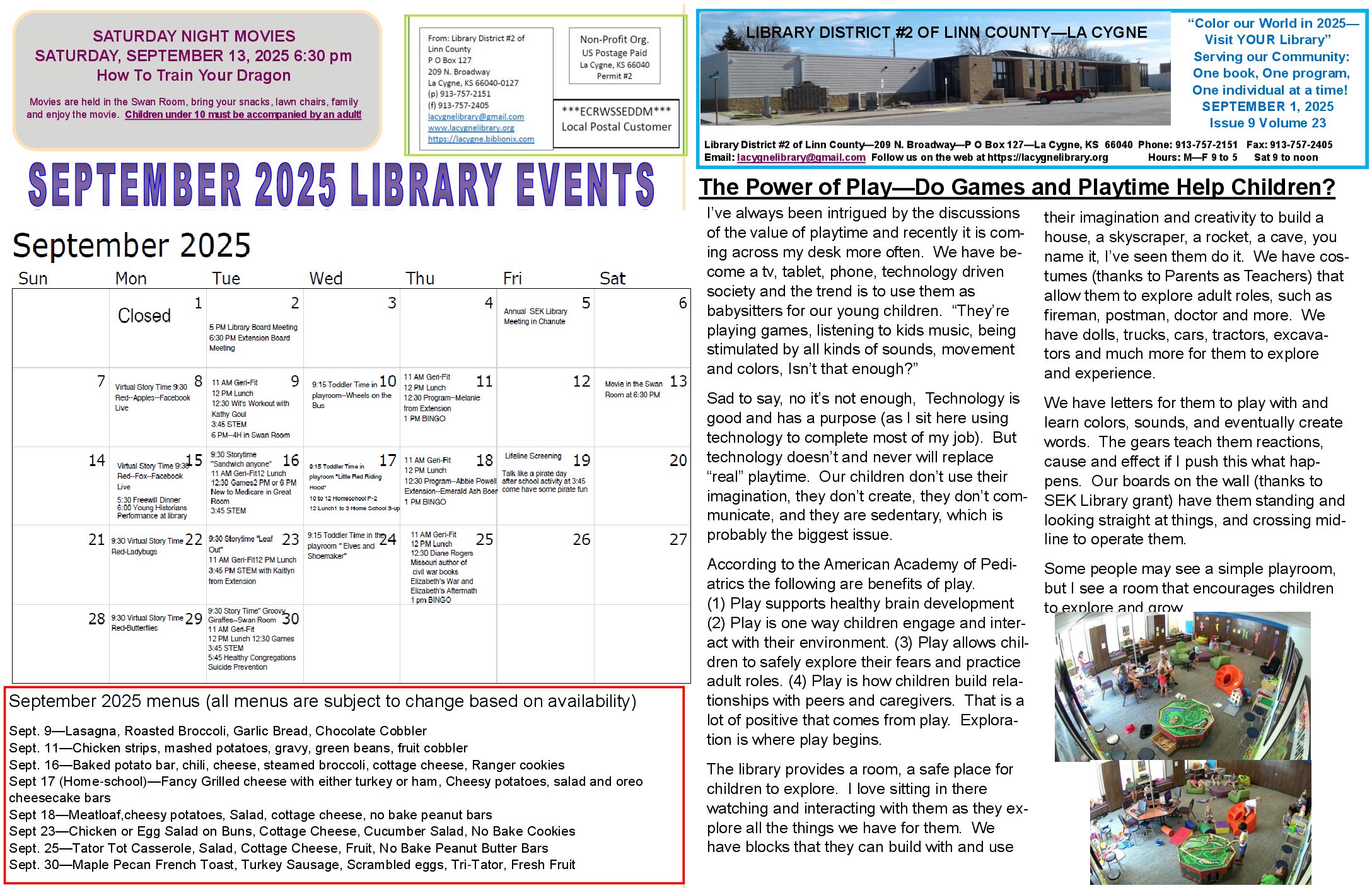 September 2025 Newsletter